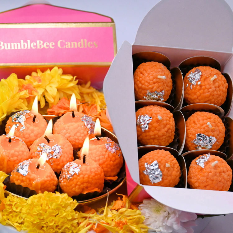 Laddoo Candle Gift Box of 6