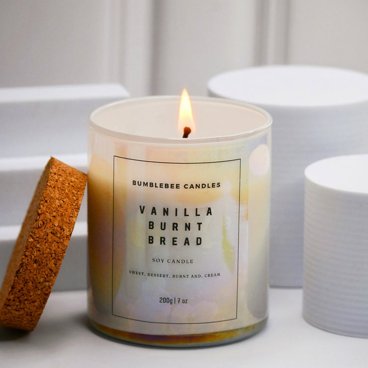 Premium Lustre White jJar Scented Soy Candles