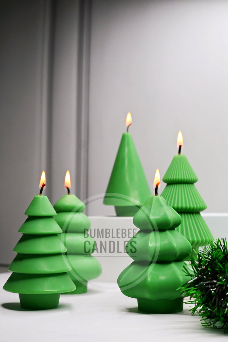 Glowing Christmas Tree Collection - Set of 5