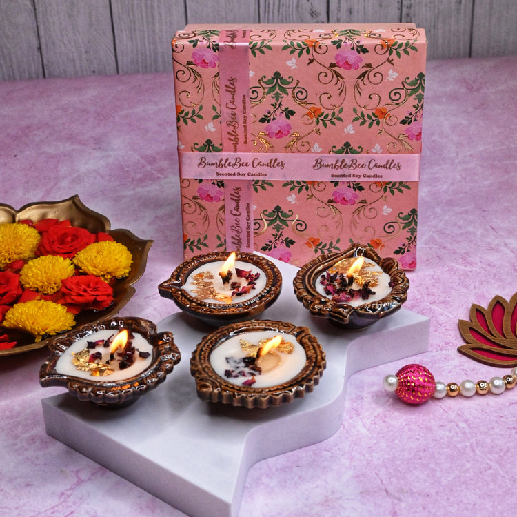 Ceramic Diya Hamper (Festive)